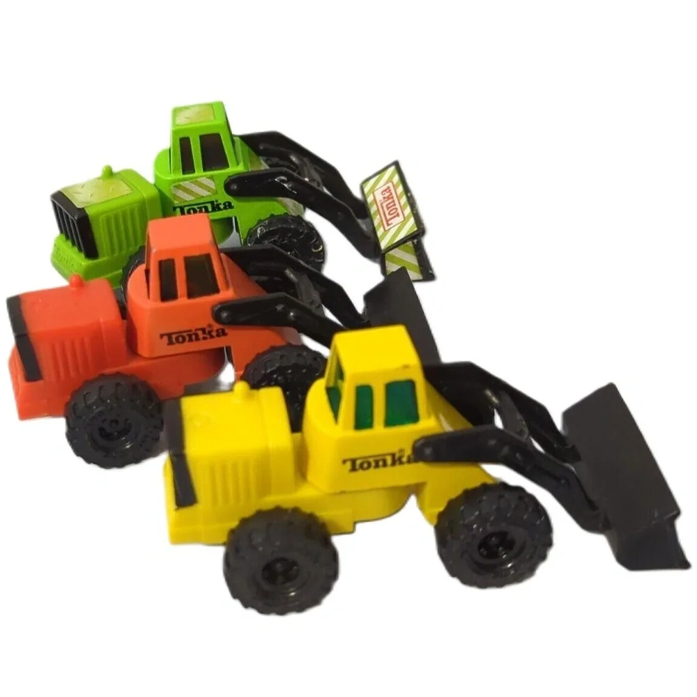 Vintage Tonka Mcdonalds Backhoes Tractors‎ Diecast Toys 1:64 1992 2003 Lot Of 6